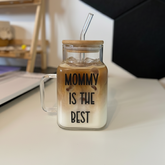 Glass Tumbler with Bamboo Lid